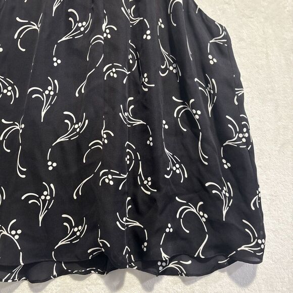 Joie Women's Silk Flowy Sleeveless Mock Neck Blouse Top Cami Suit Career XL - Picture 6 of 15